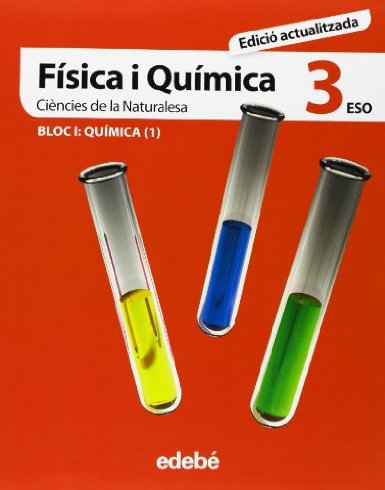 ISBN 9788468307817 Portada física y química 3º ESO Edebé 2013 catalán