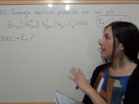 Ejercicio redox 35: Cálculo de la energía eléctrica suministrada por una pila galvánica