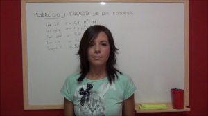 Cálculo de la energía de diversos fotones de radiación electromagnética