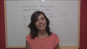 Ejercicio de determinación del radio atómico de algunos elementos químicos