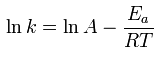 Ley de Arrhenius cinética Química