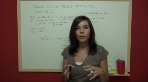 Vídeo explicativo introductorio sobre el enlace iónico y diferentes tipos de redes cristalinas