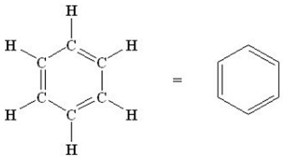 Estructura Lewis del benceno