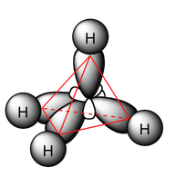 Estructura de la molécula de metano