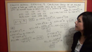 Enlace químico ejercicio 9