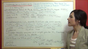 cálculo entalpía reacción por cálculos estequiométricos y ecuaciones termoquímicas