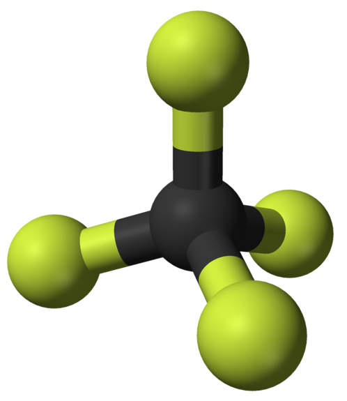 Modelo del tetrafluoruro de carbono