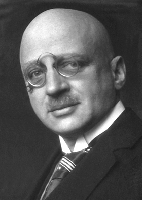 Fritz Haber, químico alemán, Premio Nobel de Química en 1918