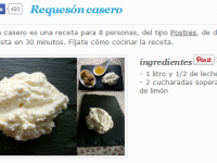 Requesón casero