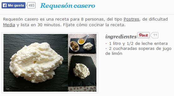 Requesón casero