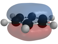 Densidad electrónica del benceno