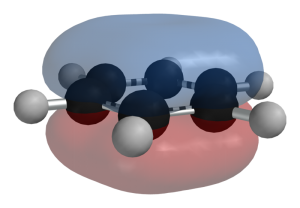 Densidad electrónica del benceno