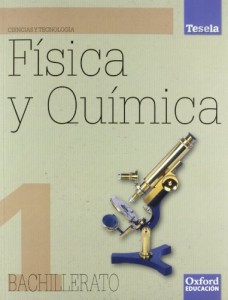 Portada libro física y química 1º de bachillerato Oxford 2008