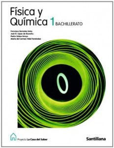 Portada física y química 1º bachillerato 2008 Santillana