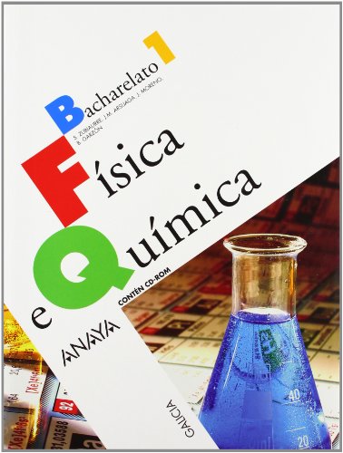 Portada del libro de Física y Química de 1º de Bachilerato Anaya 2008  Gallego | Quimitube