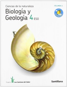 Portada biología geología 4º ESO Santillana Volumen 3