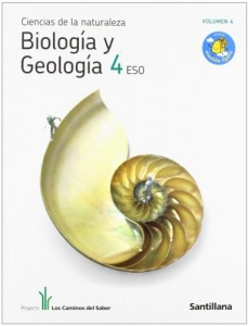 Portada biología geología 4º ESO Santillana Volumen 4