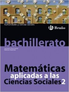 Matemáticas ciencias sociales 2 bachillerato Bruño 2009
