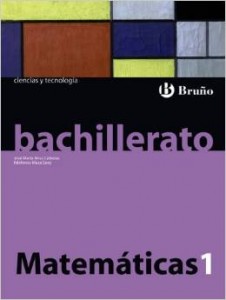 Libro matemáticas Bruño 1 bachillerato ciencias y tecnología