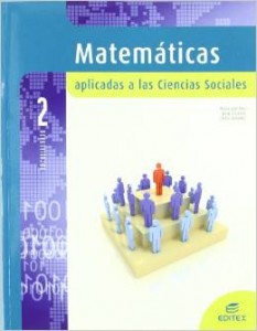 Matemáticas Editex 2 bachillerato ciencias sociales
