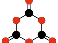 Estructura de la hipotética 1,3,5-trioxanotriona