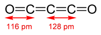 Estructura de Lewis del subóxido de carbono