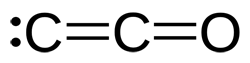 Estructura de Lewis del monóxido de dicarbono