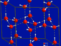 Estructura cristalina del hielo