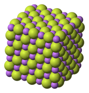 Fluoruro de litio: estructura