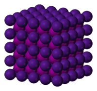 Estructura cristalina del yoduro de cesio