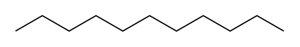 Estructura química del n-undecano