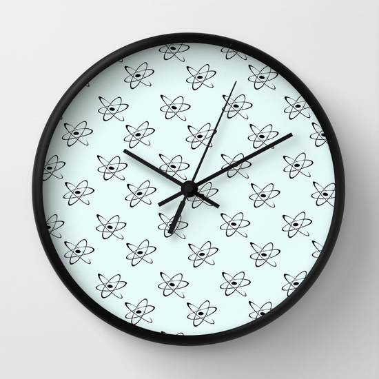 Reloj de pared atomic wallpaper